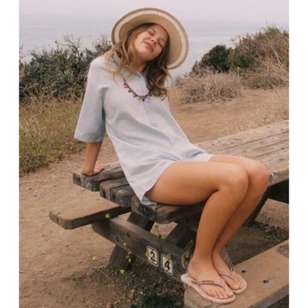 Zara Light Blue Romper